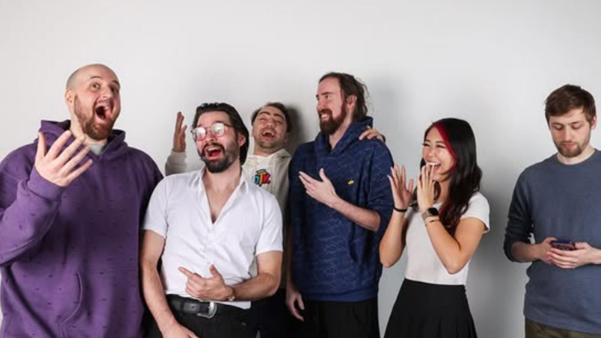 Tectone (left) and Asmongold (center) are no longer part of the group (Image via otknetwork/Instagram)